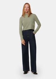 Wool Cropped Sweater